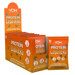 VOW Nutrition Protein Clusters Nacho Cheese Crunch x 12 Pack
