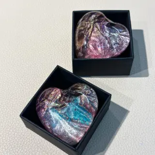 Amino Acid Heart Shape Aroma Crystal Clear Soap 氨基酸愛心極光水晶皂
