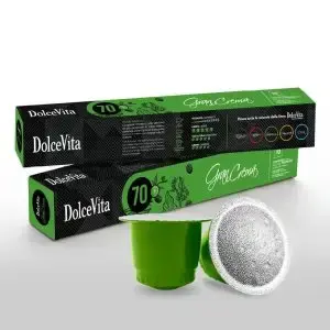 Dolce Vita GRAN CREMA kapsulės | 70% Arabica / 30% Robusta (Nespresso* sistemai) 10 kap.