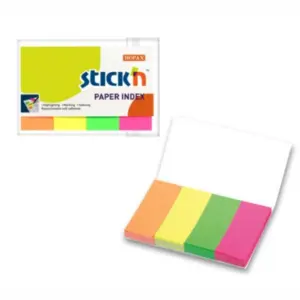 ΣΕΛΙΔΟΔΕΙΚΤΕΣ Stick’N ΧΑΡΤΙΝΟΙ 50x20mm ΝΕΟΝ ΣΕΤ 4χ50Φ