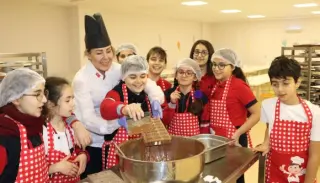 Minik şeflerden “Lezzetli Çikolatalar"