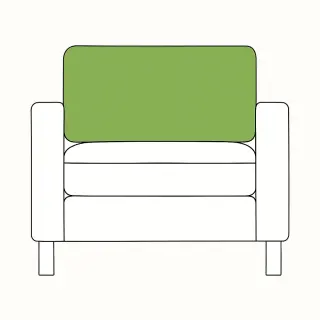 Back Cushion for Couch (Cover)