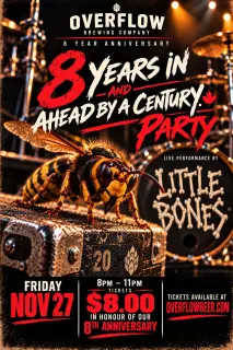 Little Bones – 8 Years In, And Ahead By A Century Party