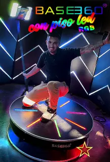 base 360 para eventos fiestas rgb