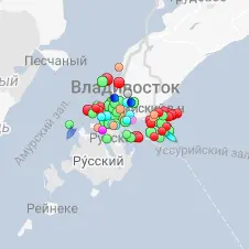 Карта движения судов