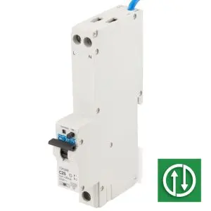 25A DP 1 Mod Bidirectional 30mA Type B RCBO 10kA C Curve