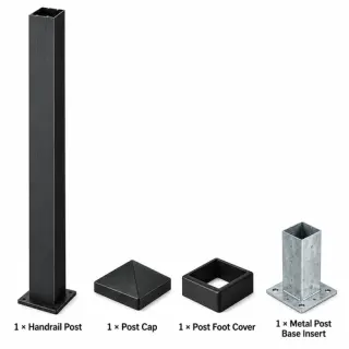 Composite Balustrade Finishing Post