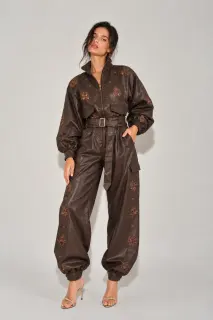 Steph faux leather set