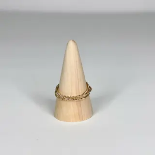Twisted Fidget Spinner Ring