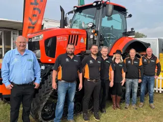 The Hunts team at a trade show