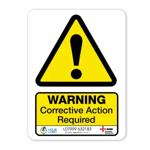 Warning Corective Action – Large