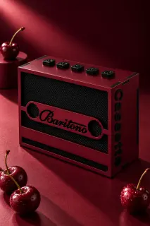 Baritono Cassette Tape Rouge