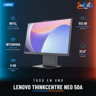 Todo en uno Lenovo ThinkCentre neo 50a 24 Gen 5 | Core i5-13420H | 8GB | SSD 512GB | 23,8″