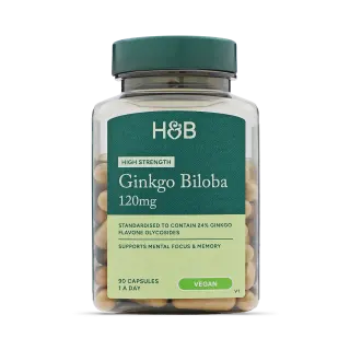Holland & Barrett High Strength Ginkgo Biloba 120mg 90 Capsules