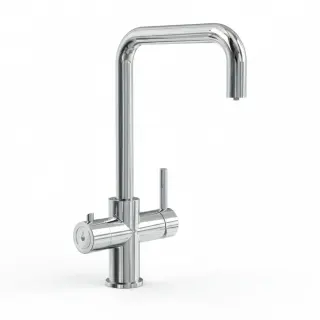 Boha Square 4-in-1 Boiling Water Tap + Chiller - Chrome