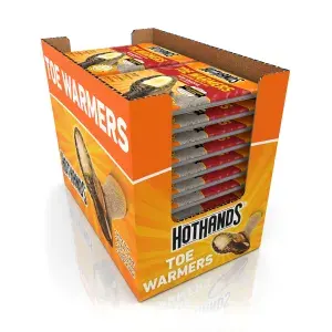 HotHands Toe Warmers Bulk Pack, 40 Pair – America’s Favorite Warmer