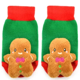 Gingerbread Man Christmas Boogie Toes Rattle Socks