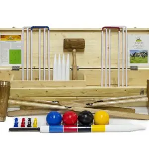 George Wood Hurlingham 4-Player Croquet Set