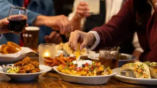 Happy hour food and drinks