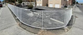 Commercial perimeter fencing — Vegas Weld-It!