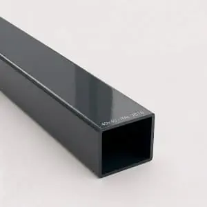Țeavă pătrată din aluminiu 40×40 mm, Gri Antracit (RAL 7016) (6 m / 2×3 m)