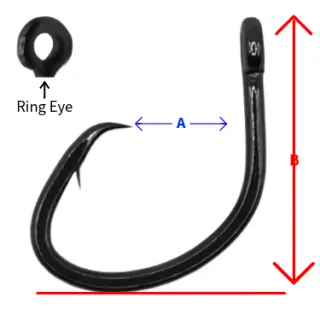 Charlie Brown Circle Hook Ring Eye