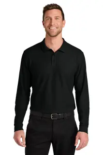 Port Authority® Wearever Signature Pique Long Sleeve Polo - K200LS