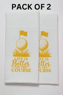 Custom Towels Fast Drying Golf Towel (Pack of 2)Polyester Towels for Body and equipment 16 Inch X 24 Inch