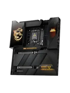 MSI MEG X870E GODLIKE, E-ATX – Supports AMD Ryzen 9000/8000/7000 Processors, AM5 – Dynamic Dashboard III, EZ Slide M.2, 110A SPS, DDR5 Memory (9000+ MT/s OC), M.2 & PCIe 5.0, USB4, Wi-Fi 7, 10G LAN