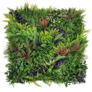 Tropical Hideaway – UV Resistant Artificial Green Wall Panel 1m x 1m