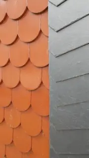Biberschwänze und Schiefer