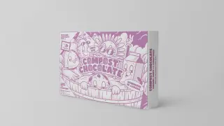 Compost Chocolate Caramel Postcard Chocolate Bar
