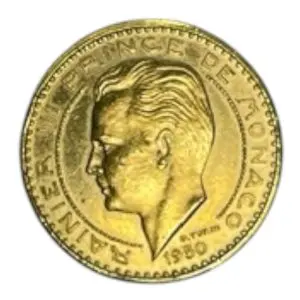 10 Francs Rainier III (Essai Piéfort) 1950 Monaco