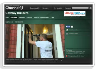 Fitting door for cowboy builders