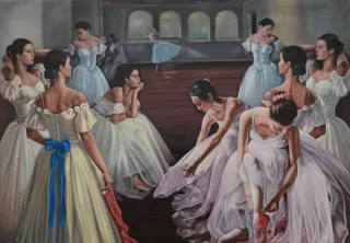 Rehearsal Echoes by Maria Esther Panesso Mercado (Print)