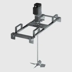 Tote Mixer – Electric Gearmotor – 0.5 HP – ITM 7300 Series Bridge Mount Single & Dual Dynaflow Impeller – 3 Phase