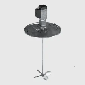 Tote Mixer – Electric Gearmotor – 0.5 HP – ITM 7300 Series Drum Lid SS Mount Single & Dual Dynaflow Impeller – 3 Phase