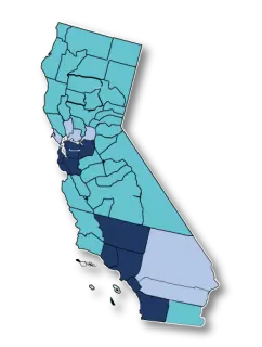 Counties we provide care
