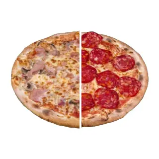 Half pizzas home page