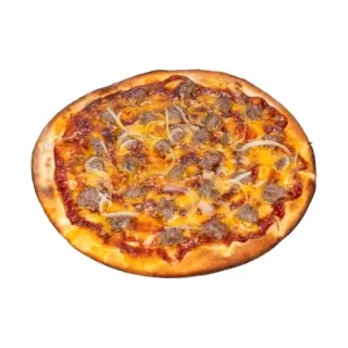 Burger pizza