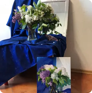Работа ученика после занятия в ArtMaailm в Таллине
